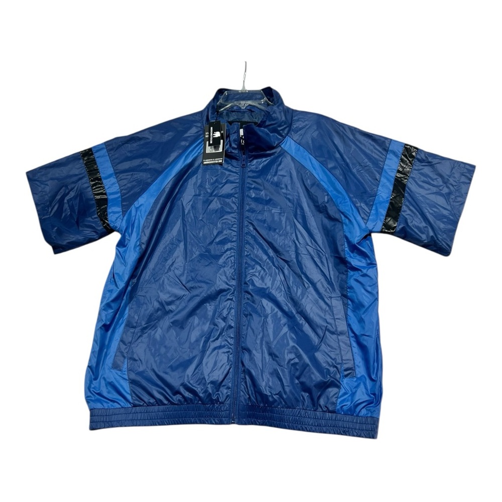 American Stitch Blue Windbreaker Jacket